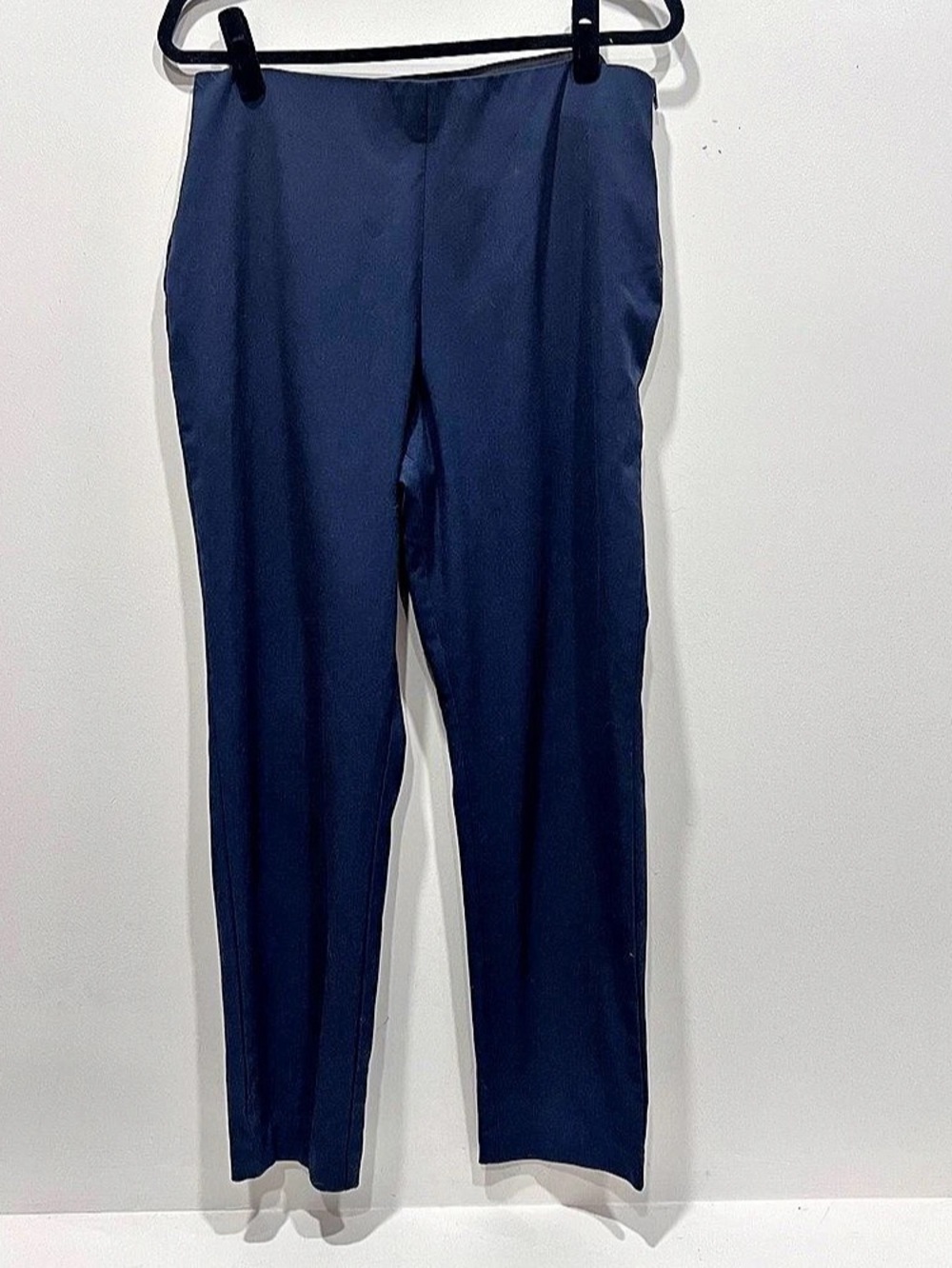 Nine West Side Zip Skinny Pants in Blue Size 14